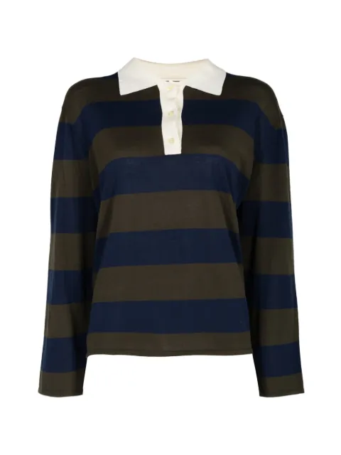 The Great. Academy striped polo top