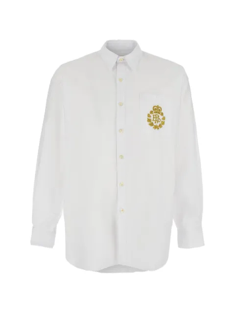 ERL embroidered crest shirt