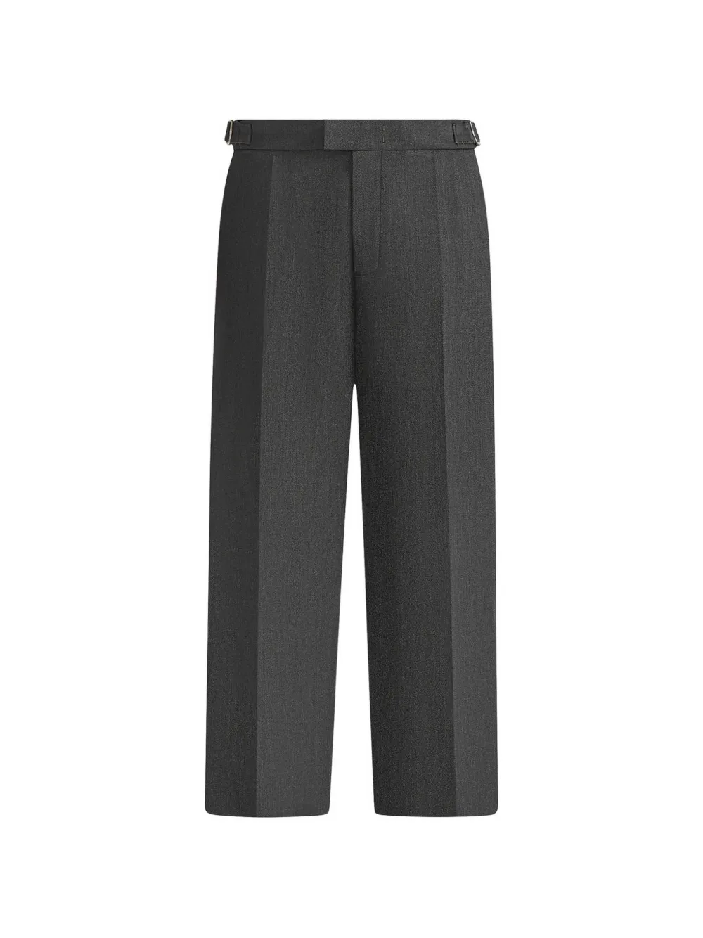 Manière De Voir Boris in grey tailored button cuff trousers