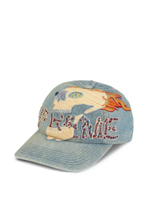Supreme WFST 6-panel embroidered baseball cap