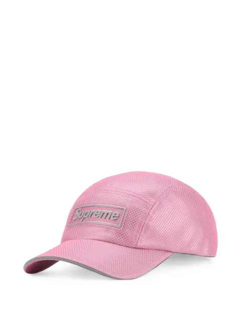 Supreme Baseballkappe aus Metallic-Mesh