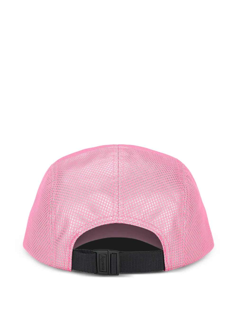 Supreme Honkbalpet met metallic mesh Roze