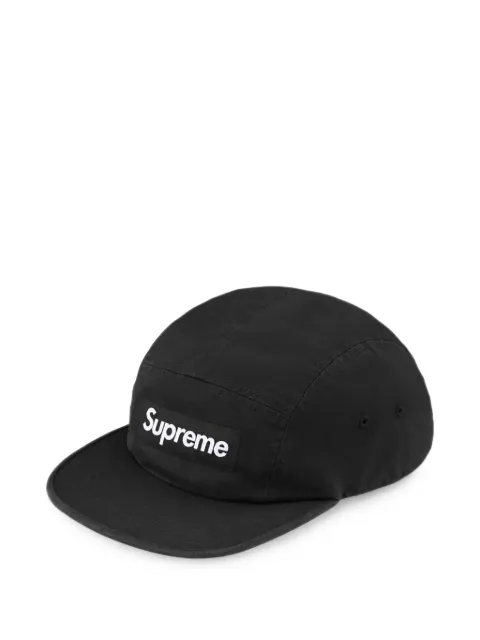 Supreme Baseballkappe aus gewaschenem Chino-Twill