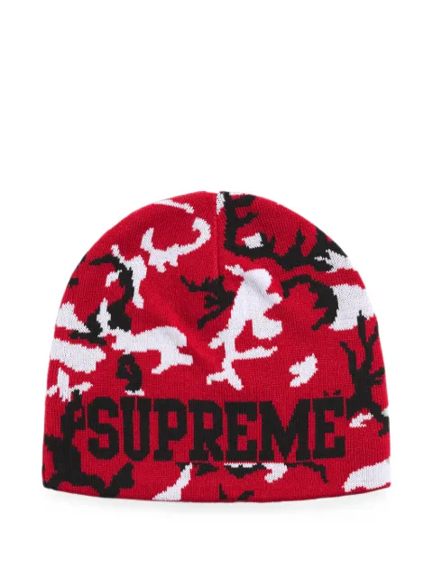 Supreme bonnet à motif camouflage