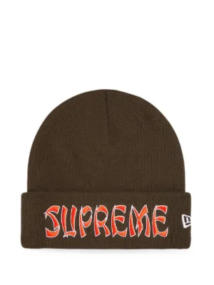Supreme x New Era box-logo Beanie | Black | FARFETCH