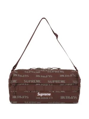 Supreme グリッドパターン ショルダーバッグ | オレンジ | FARFETCH JP
