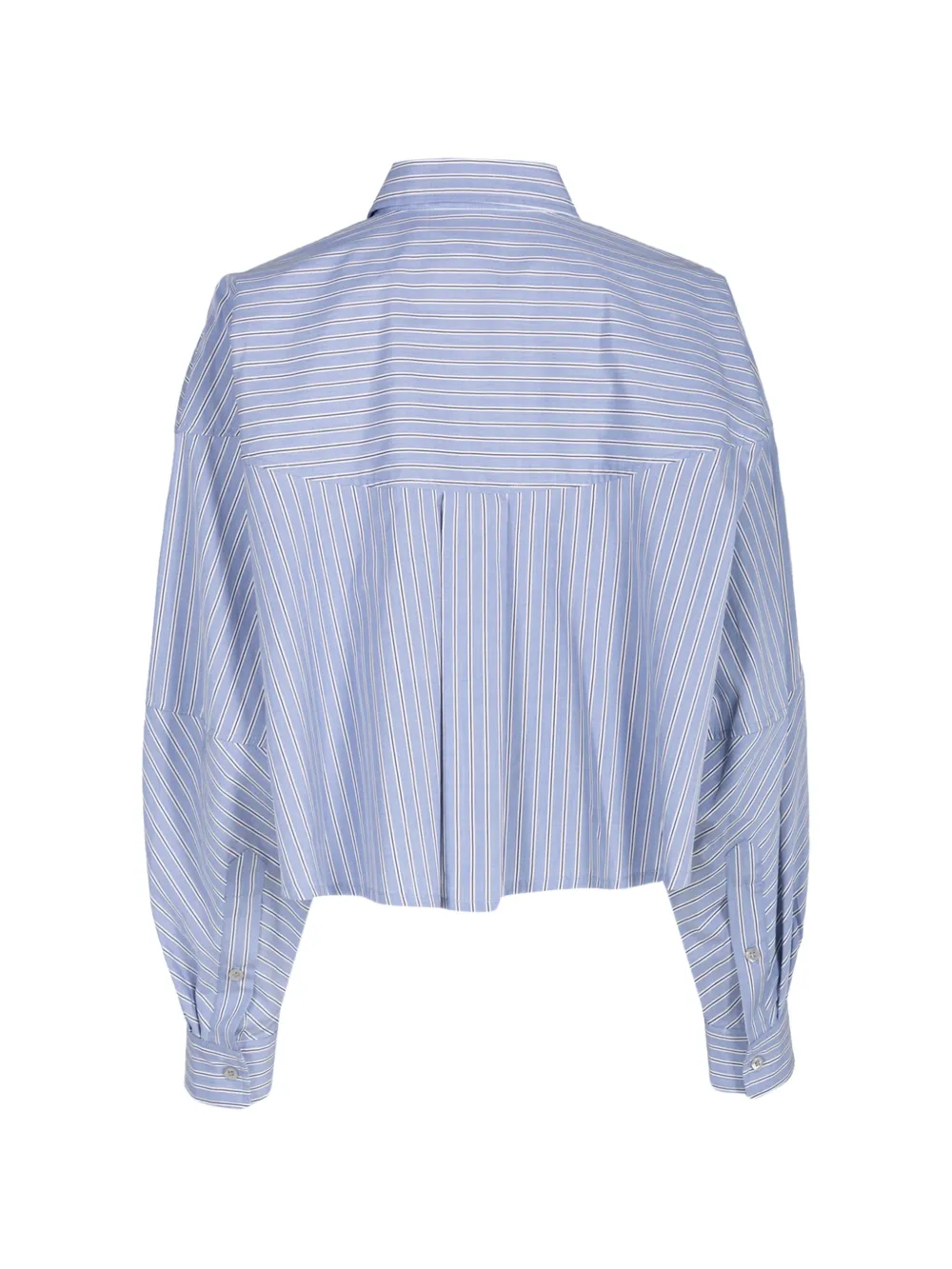 AGOLDE Agnes gestreepte blouse Blauw