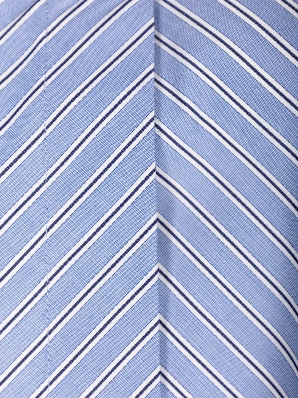 AGOLDE Agnes gestreepte blouse Blauw
