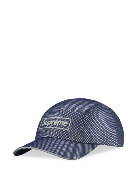 Supreme metallic mesh camp cap