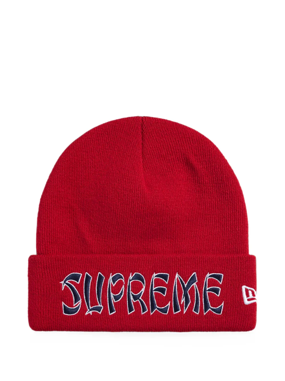 Supreme New Era Action beanie hat - Rosso