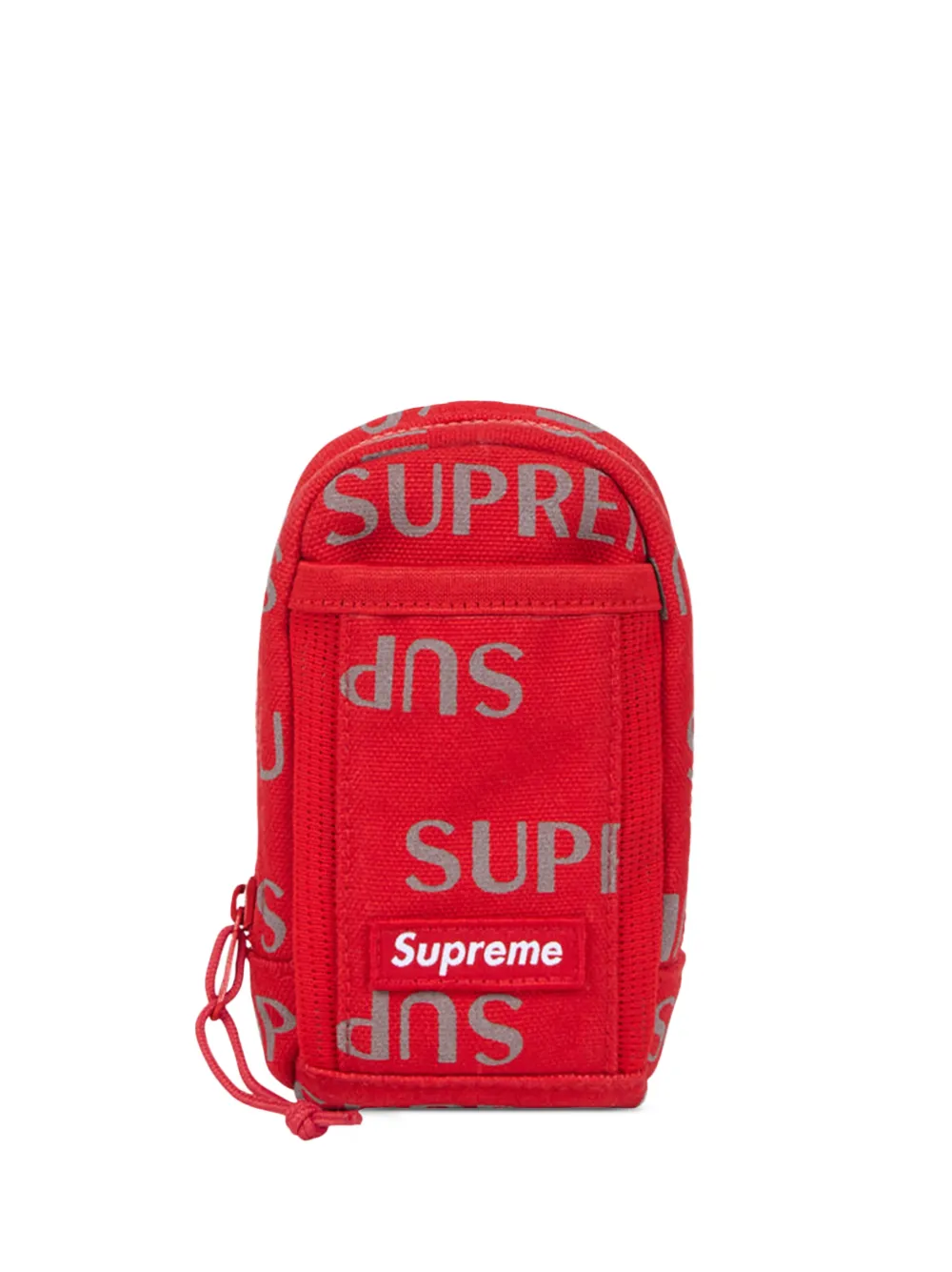 Supreme logo-print neck pouch - Rosso