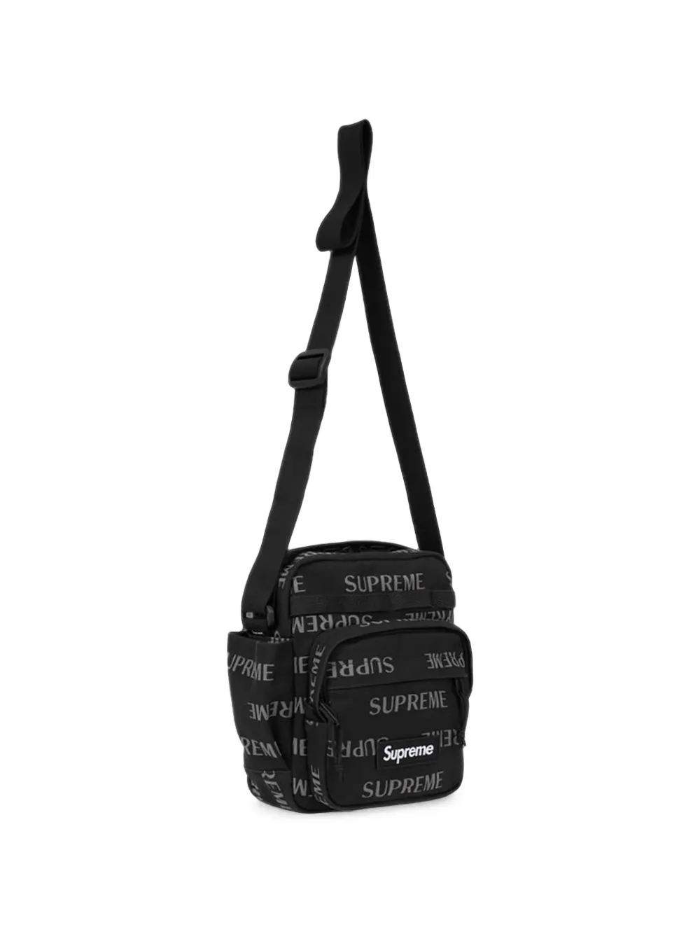 Supreme Schoudertas met logoprint Zwart