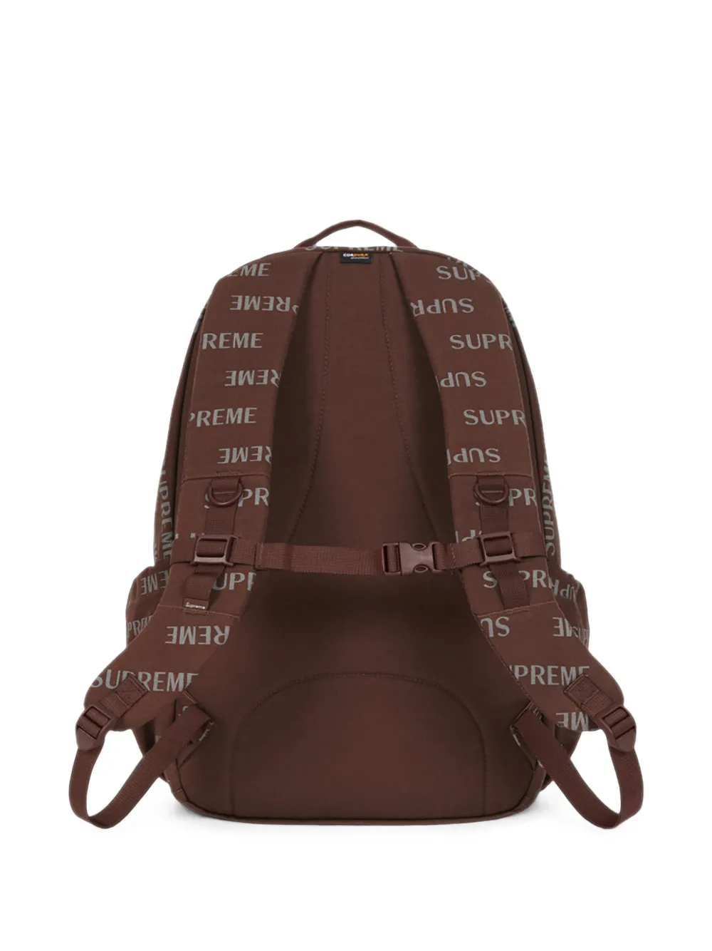 Supreme Rugzak met logoprint Bruin