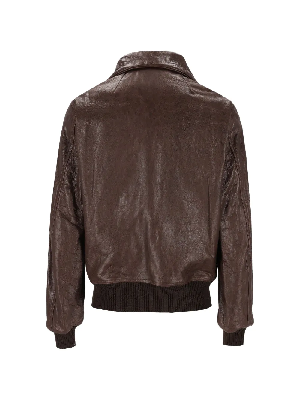 Rick Owens Dracuflight leren bomberjack Bruin