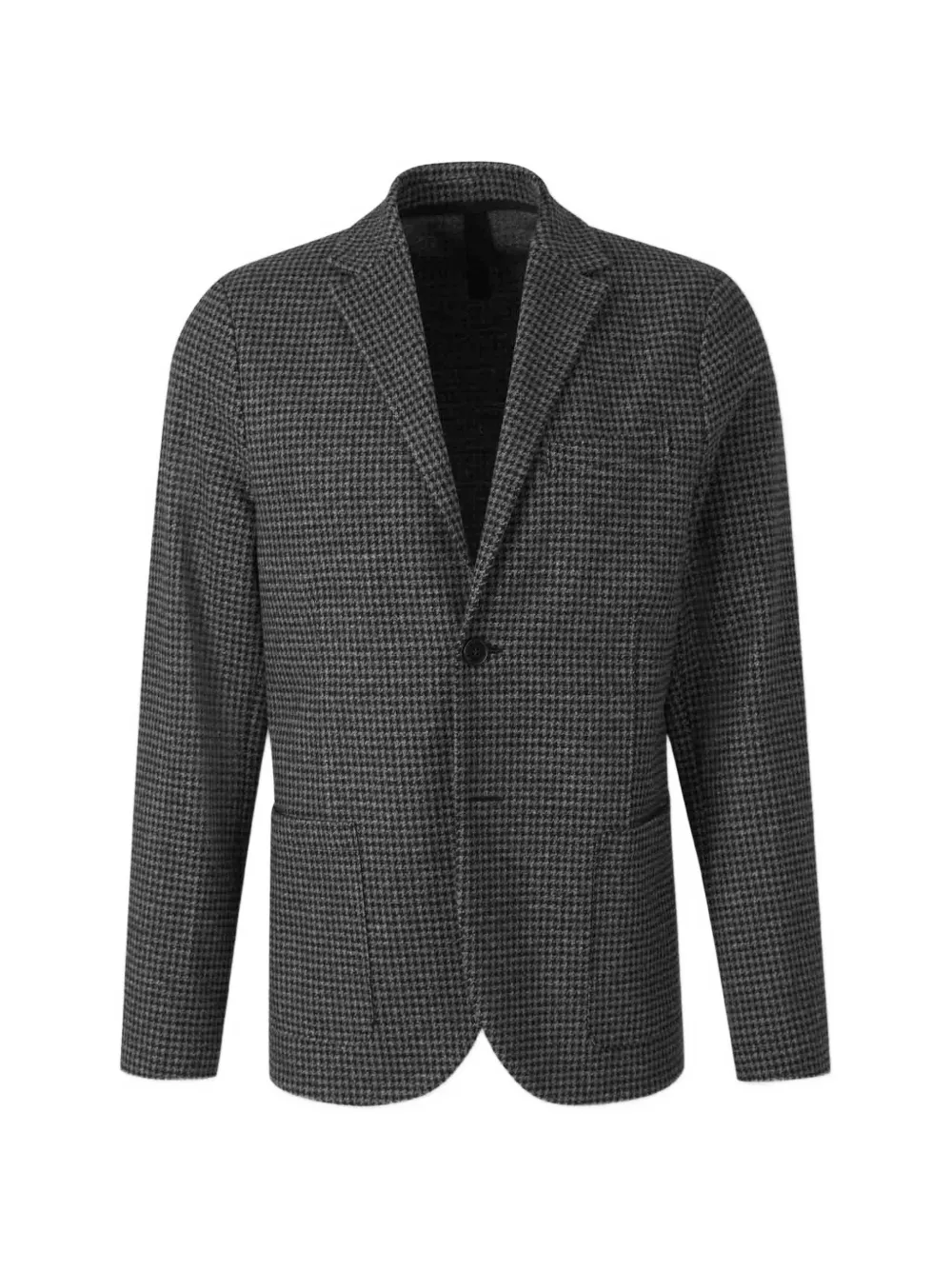 Harris Wharf London houndstooth-pattern single-breasted jacket - Grigio