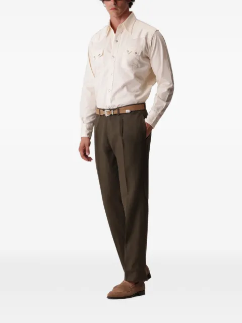 Fortela x Big Yank Stakes western-yoke shirt