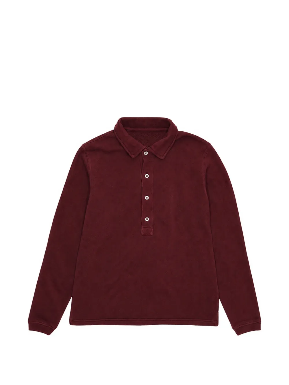 Fortela Columbia fleece-jersey polo shirt - Rosso