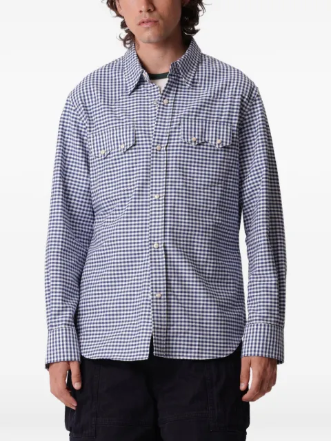 Fortela Smith gingham-check shirt