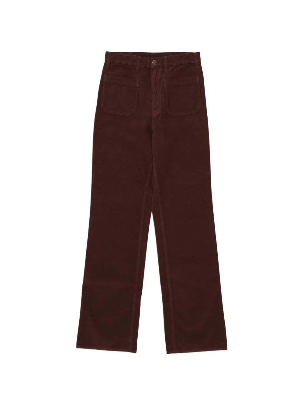 Fortela Jane Corduroy Bootcut Trousers In Red