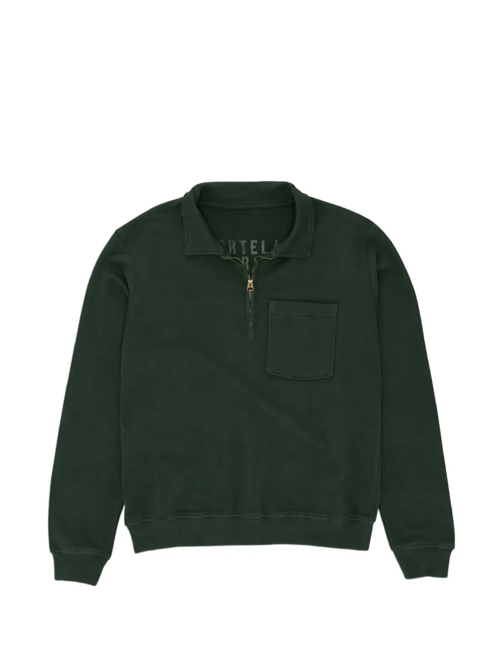 Fortela Yale quarter-zip sweatshirt - Vert Fortela Yale quarter-zip sweatshirt - Vert