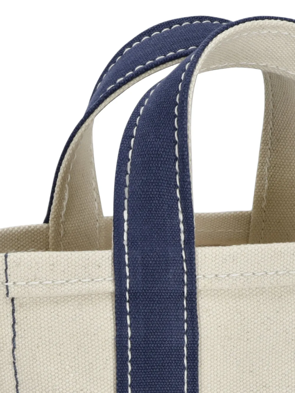 Fortela Mini Aly Canvas Tote Bag in White, view 4