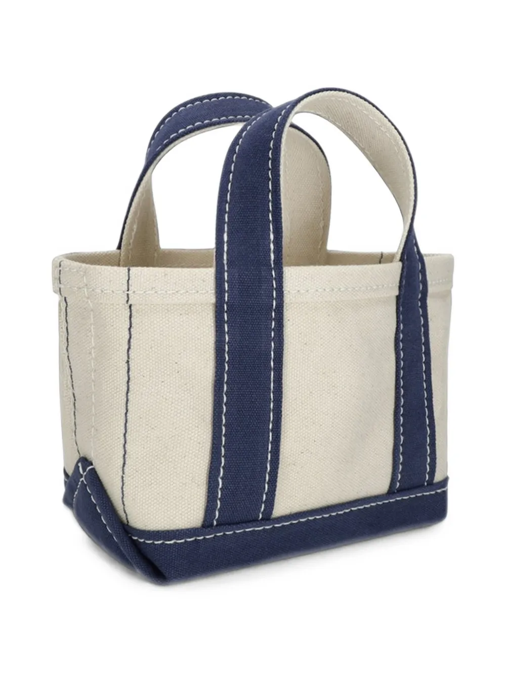 Fortela Mini Aly Canvas Tote Bag in White, view 3