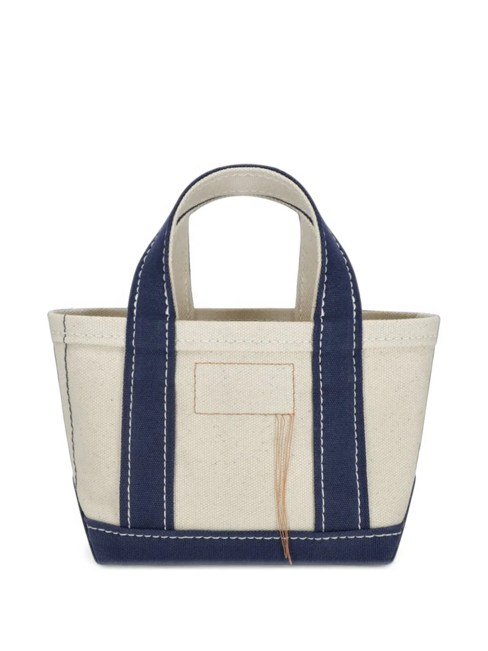 Fortela mini cabas Aly en toile - Blanc Fortela mini cabas Aly en toile - Blanc