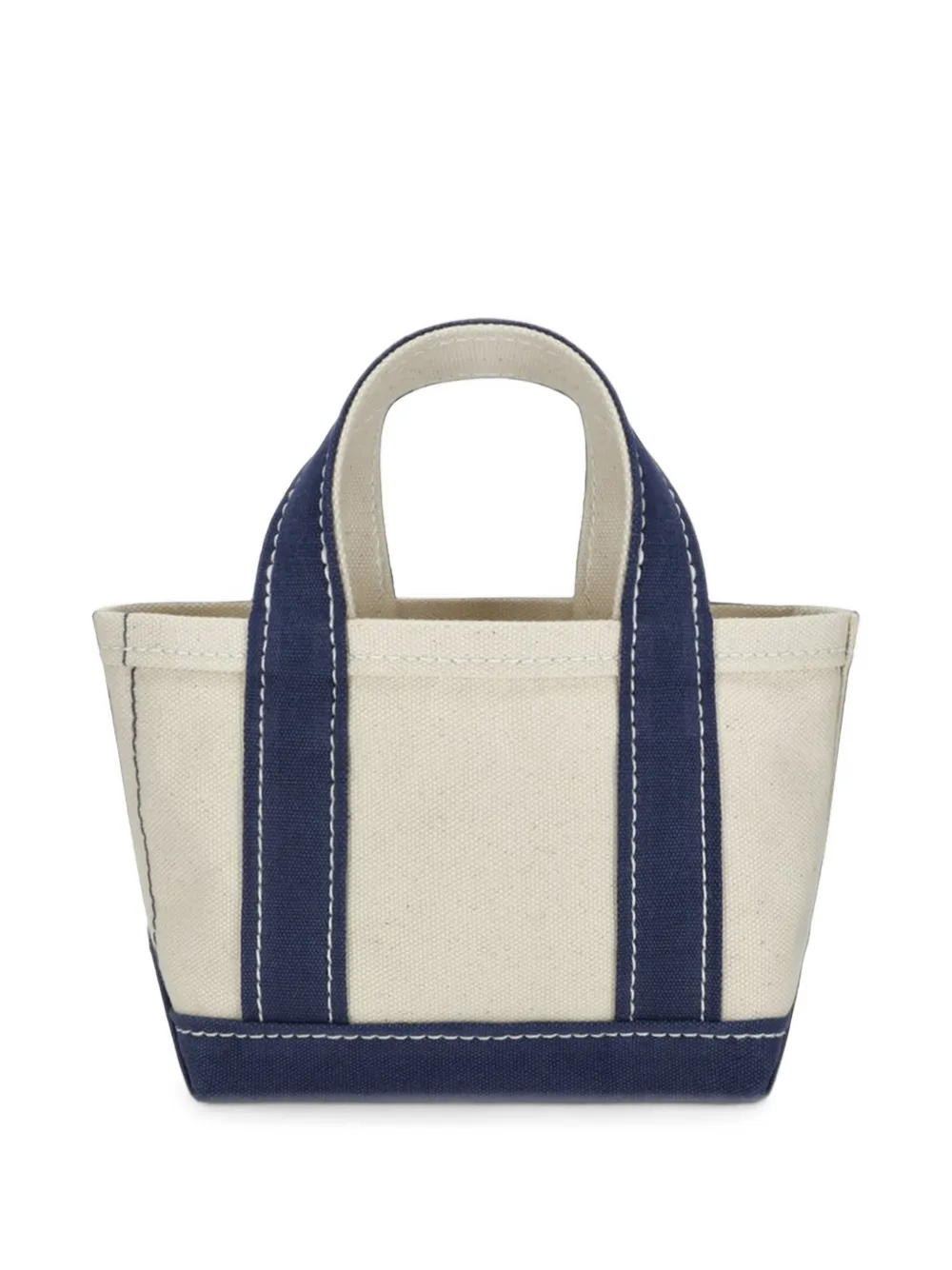 Fortela Mini Aly Canvas Tote Bag in White, view 2