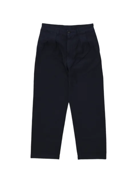 Fortela Newyork pleated cotton-canvas chino trousers