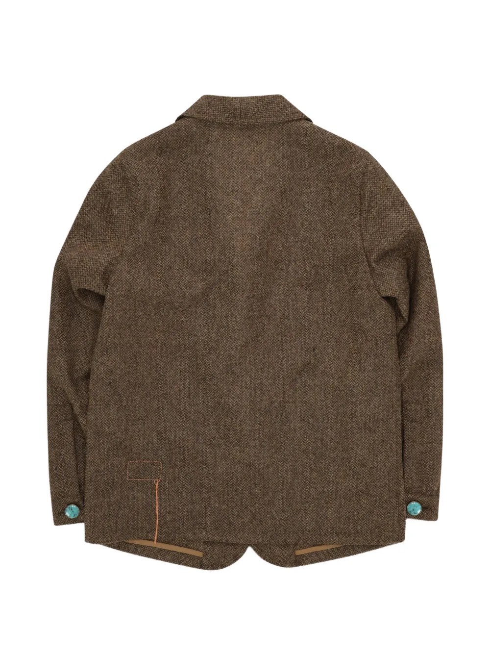 Fortela Scotland Virgin Wool Jacket in Brown, view 4