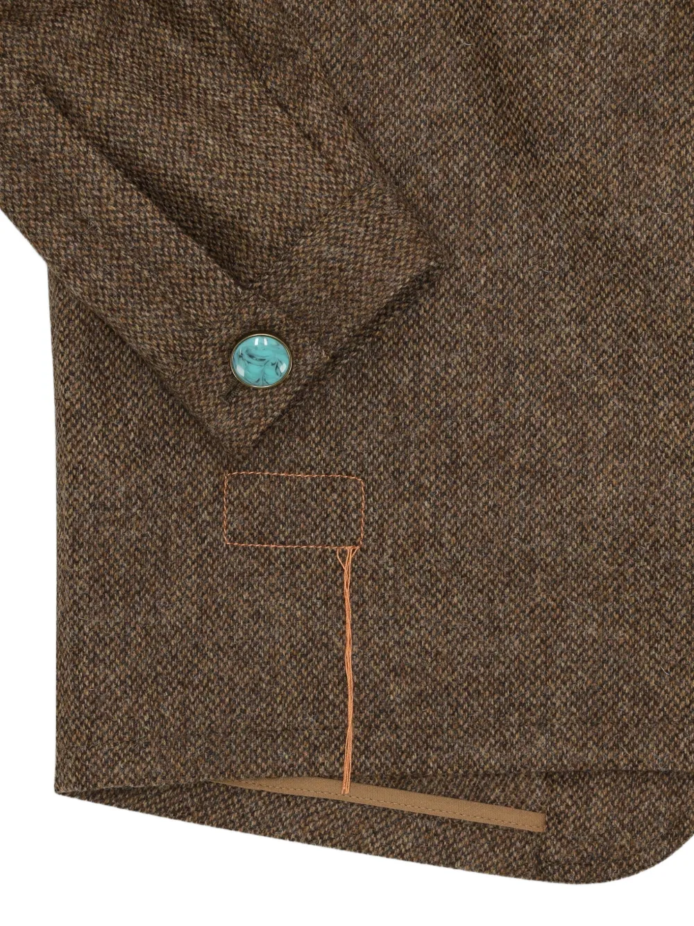 Fortela Scotland Virgin Wool Jacket in Brown, view 2