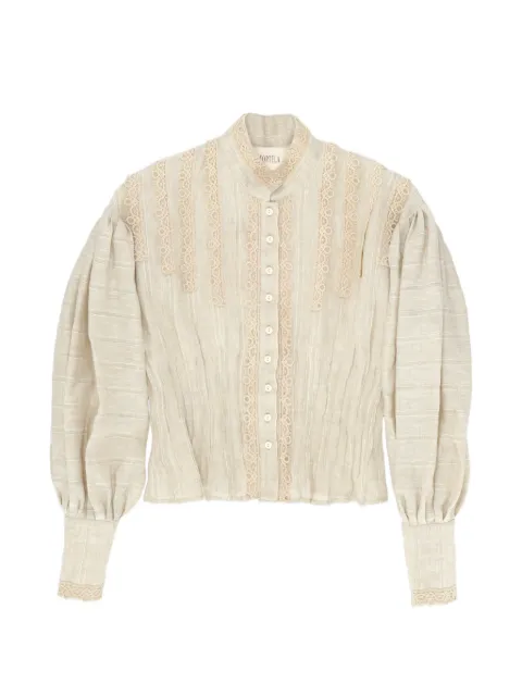 Fortela Arlette lace-embroidered blouse