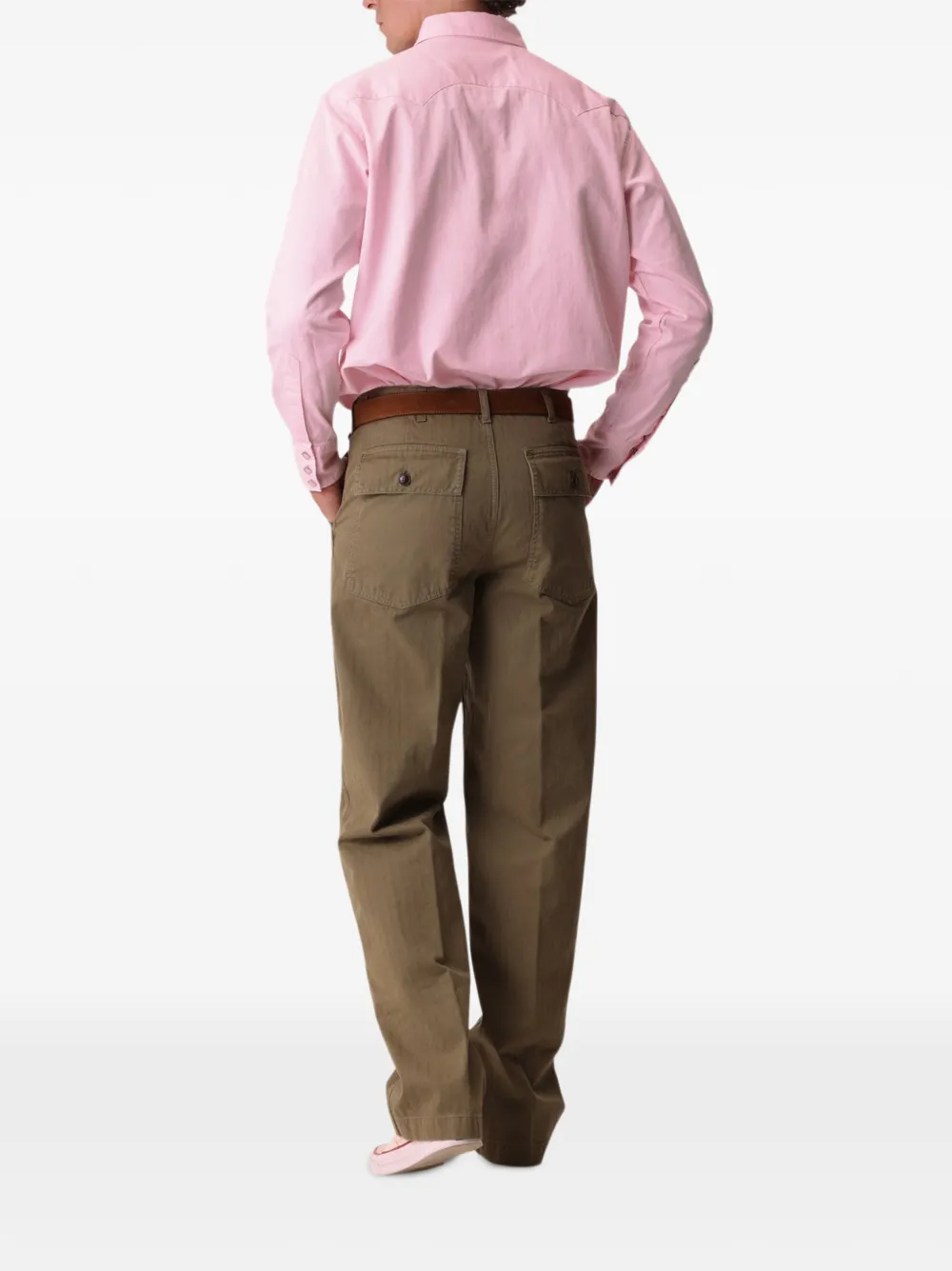Fortela x Big Yank Stakes overhemd in Western-stijl Roze
