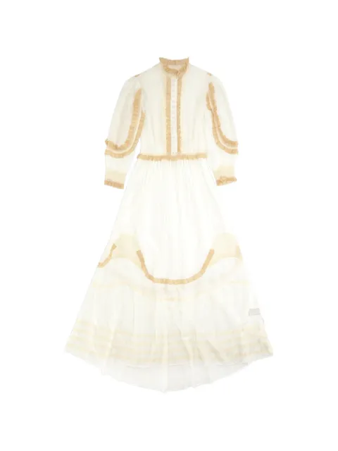 Fortela Astrid broderie anglaise lace maxi dress