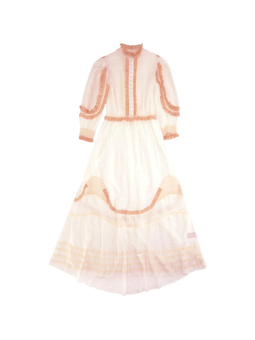 Fortela Astrid broderie anglaise lace maxi dress - Blanc Fortela Astrid broderie anglaise lace maxi dress - Blanc