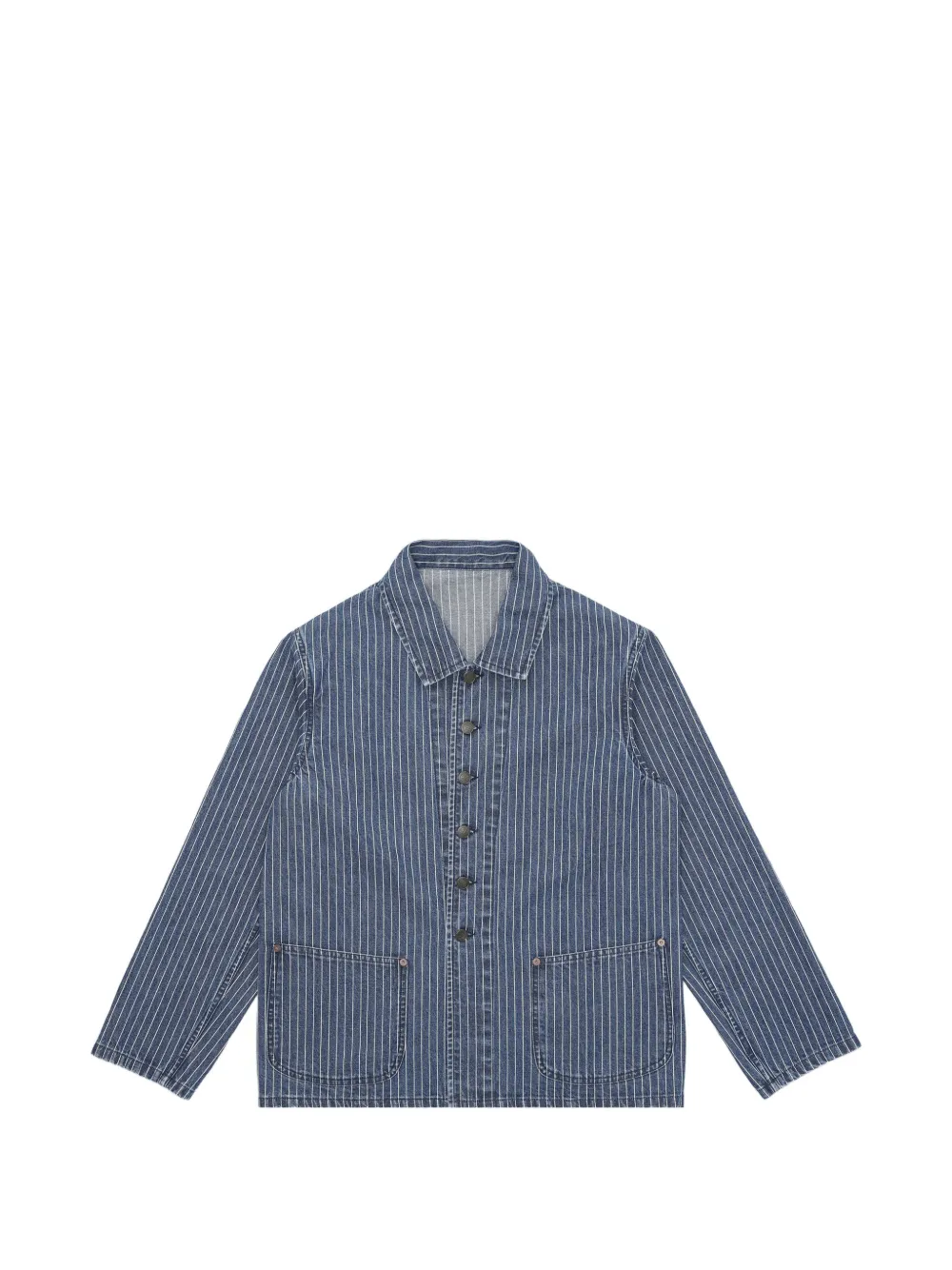 Fortela Clays pinstripe denim jacket - Blu