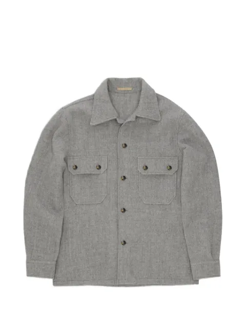 Fortela sobrecamisa Pepper de lana con botones