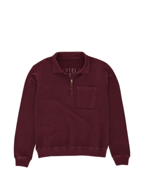Fortela Yale quarter-zip polo shirt