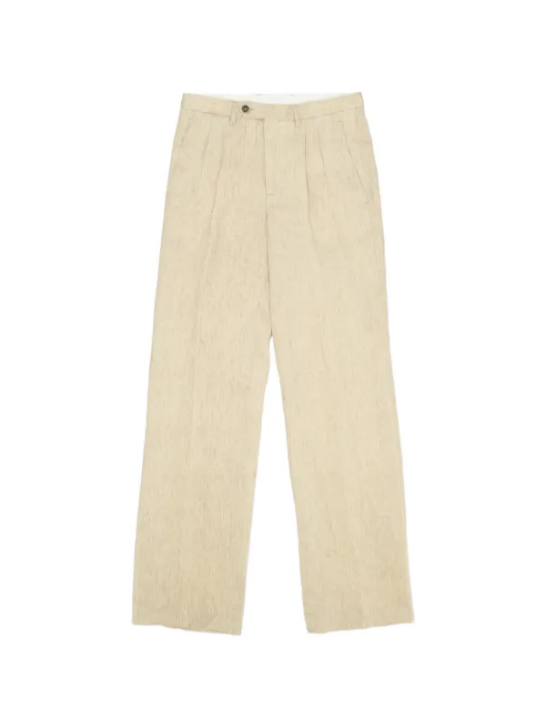 Fortela Justine Pleated Trousers in Neutrals