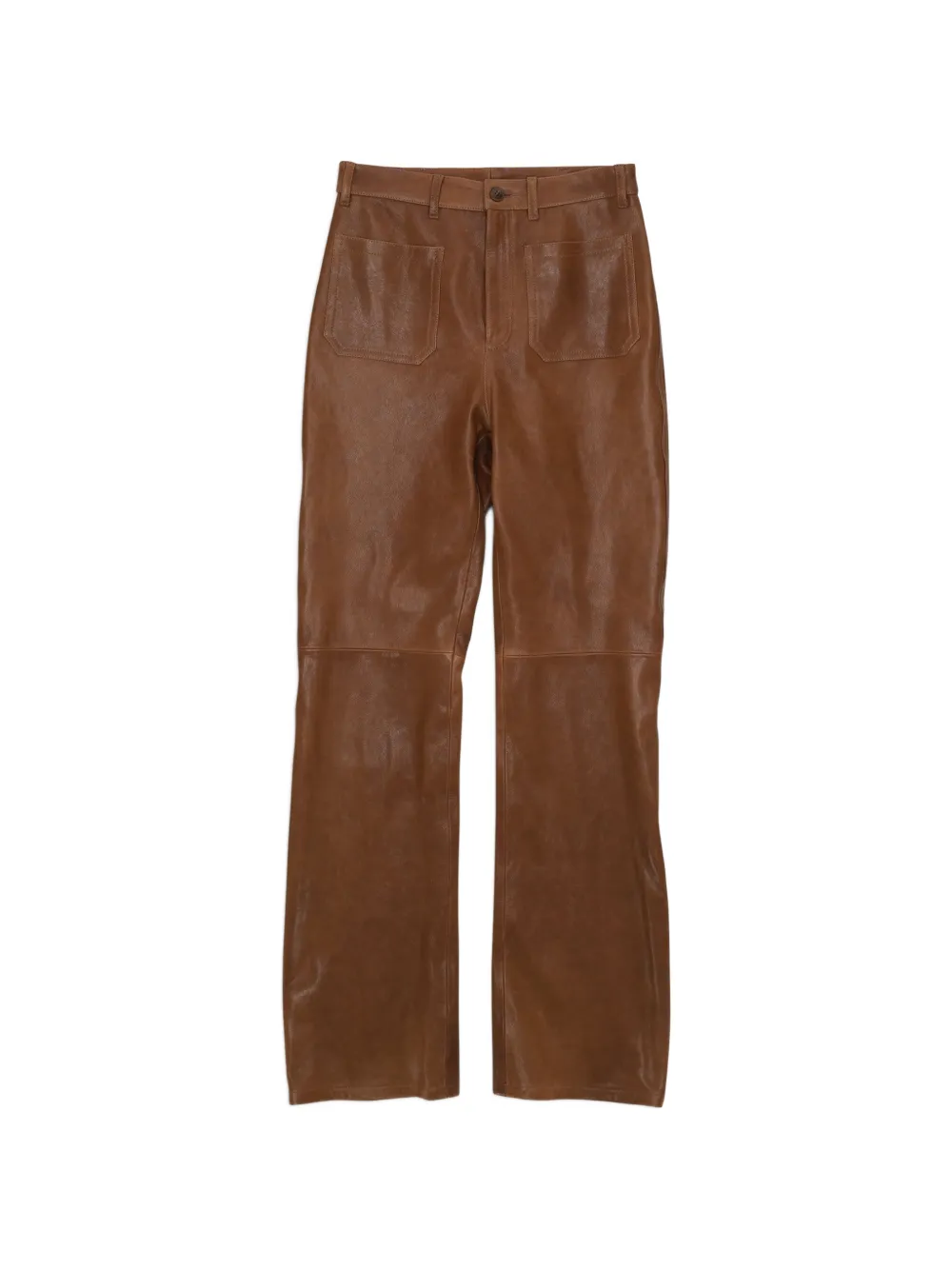 Fortela Jane nappa leather trousers - Marron Fortela Jane nappa leather trousers - Marron