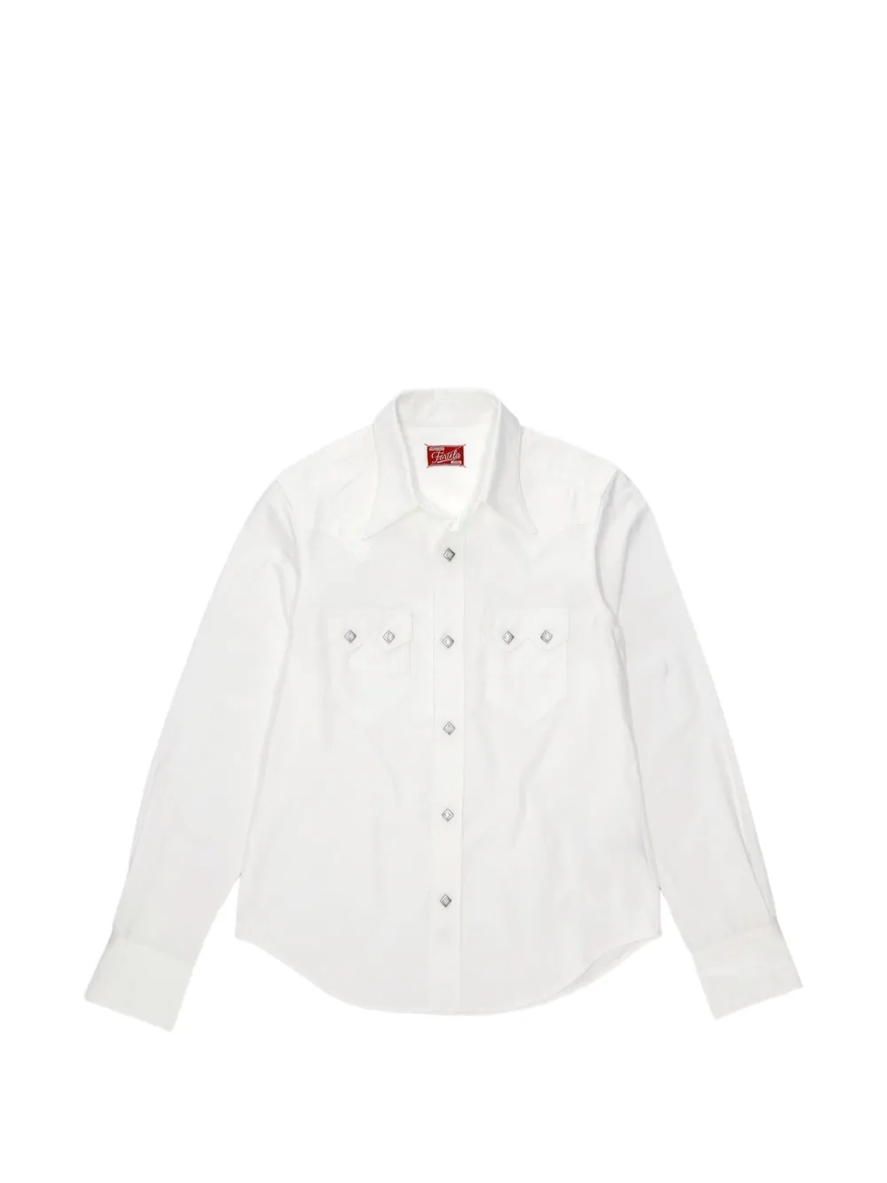 Fortela Hudson Texas Japan Oxford shirt - Blanc Fortela Hudson Texas Japan Oxford shirt - Blanc