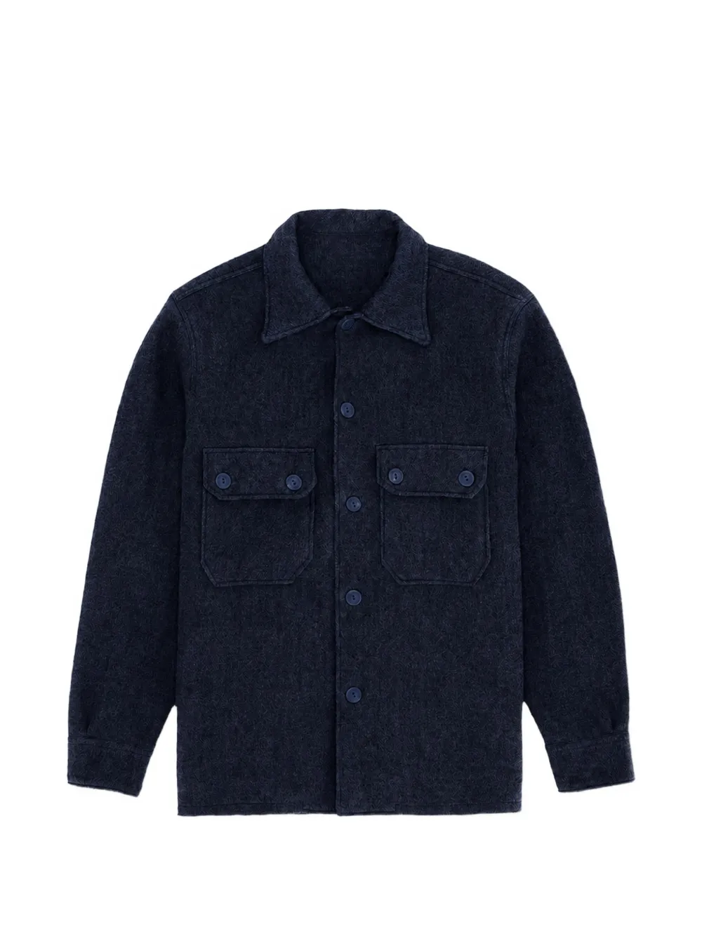 Fortela Pepper wool overshirt - Bleu Fortela Pepper wool overshirt - Bleu