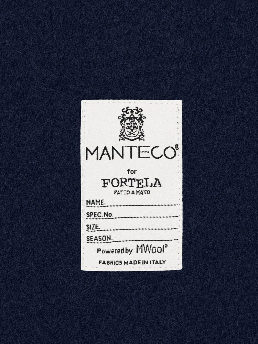 Fortela Pepper wollen shirtjack Blauw