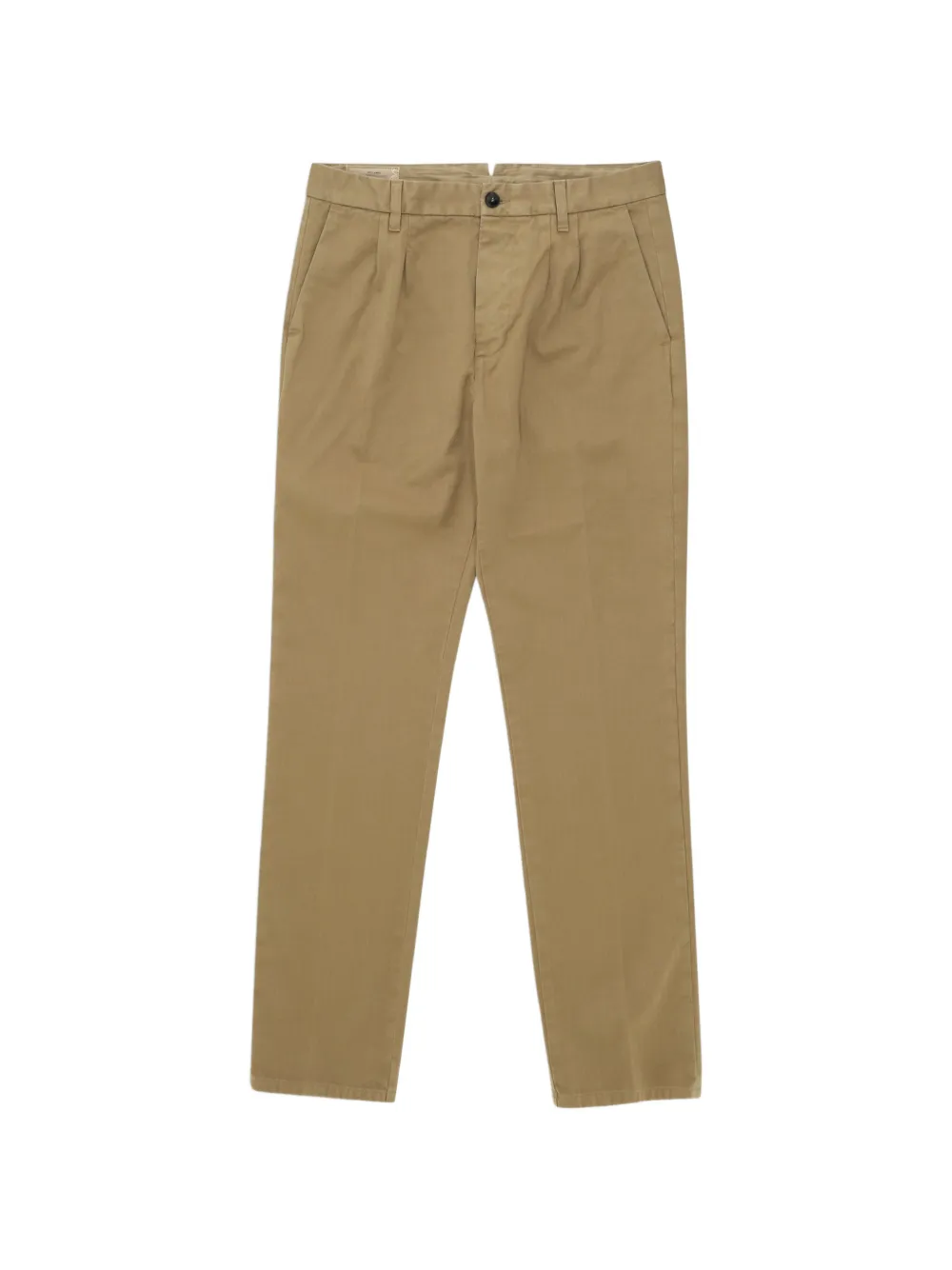 Fortela Pences pleated herringbone chino trousers - Marron Fortela Pences pleated herringbone chino trousers - Marron