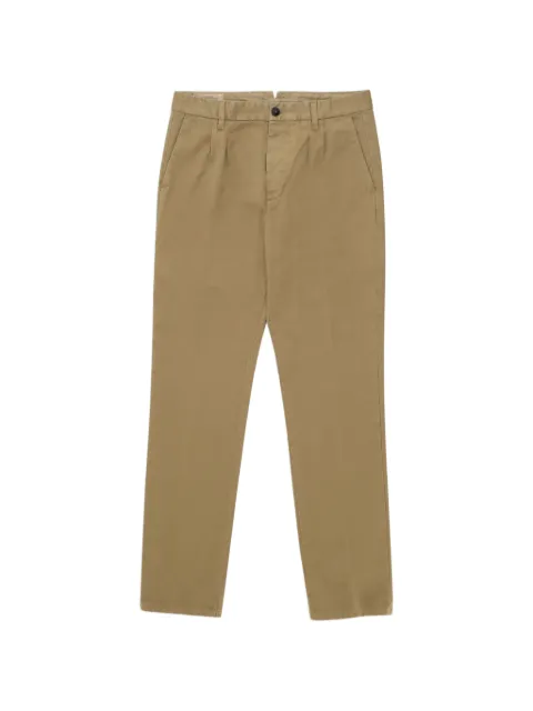 Fortela pantalones chinos Pences con motivo de espiga y pinzas