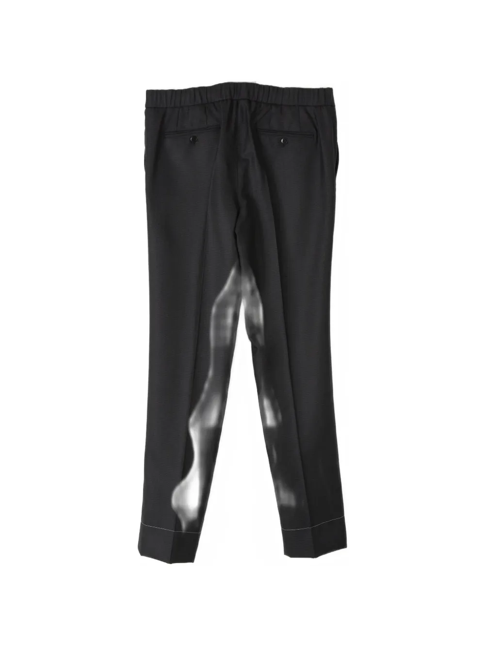 Brioni Wollen broek Zwart