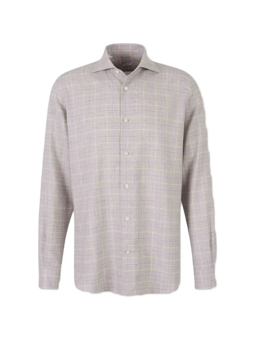 Vincenzo Di Ruggiero check-pattern long-sleeve shirt