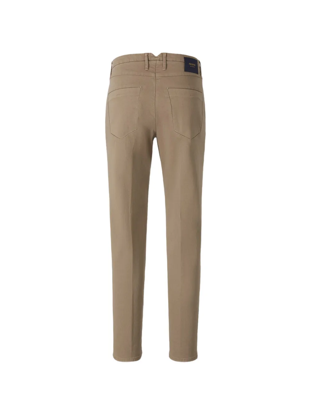 Incotex Broek met geplooid detail Beige
