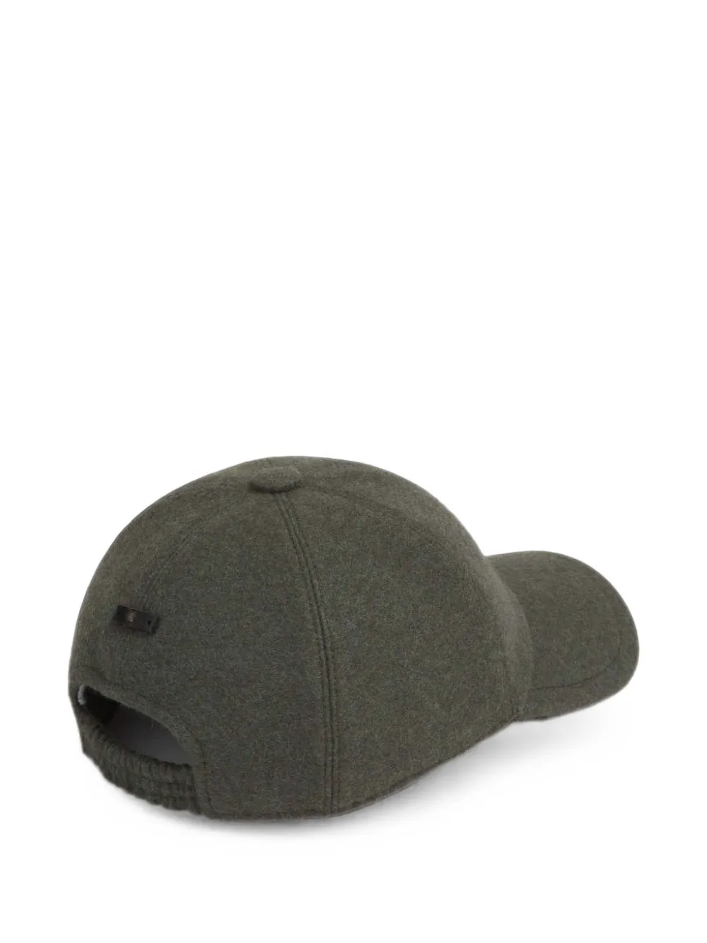 Fedeli cashmere baseball cap Groen