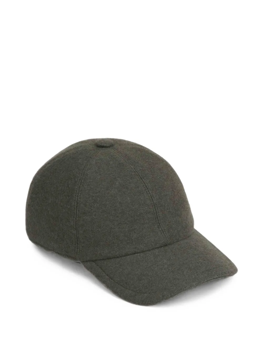 Fedeli cashmere baseball cap Groen